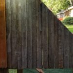 Upcycled cedar fence